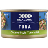 Sealord Tuna Chunk Style In Oil Tear tab can 95g