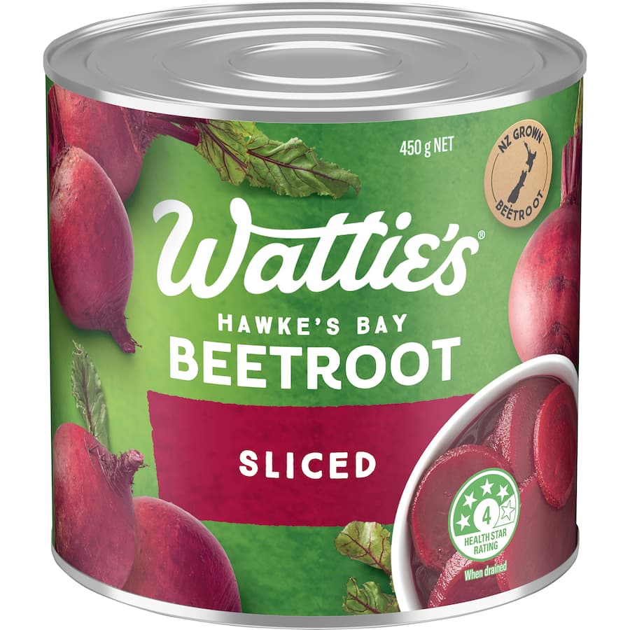 Watties Beetroot Sliced  Can 450g