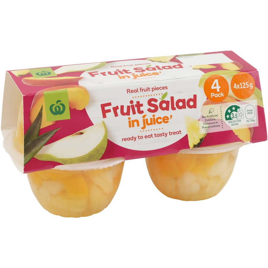 Woolworths Fruit Snack Fruit Salad In Juice