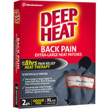 Deep Heat Back Patches  2pack
