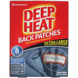Deep Heat Back Patches  2pack
