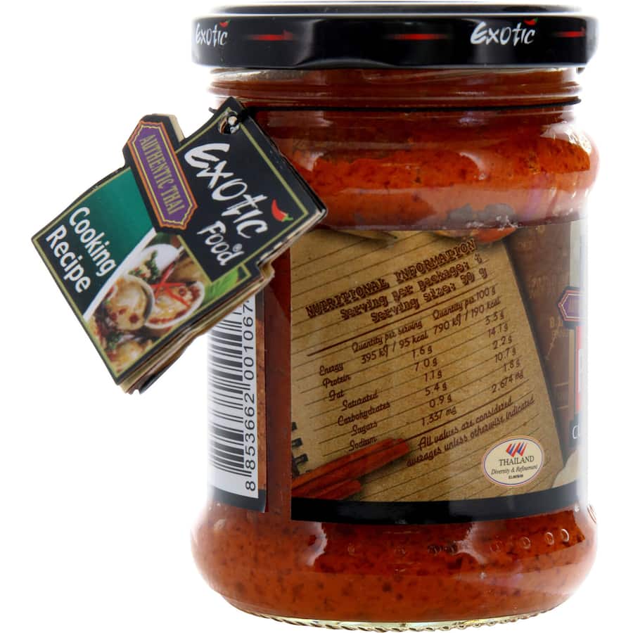 Exotic Food Curry Paste Panang Jar 200g