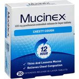 Mucinex Chesty Cough Fast Effective Tablets 20pack