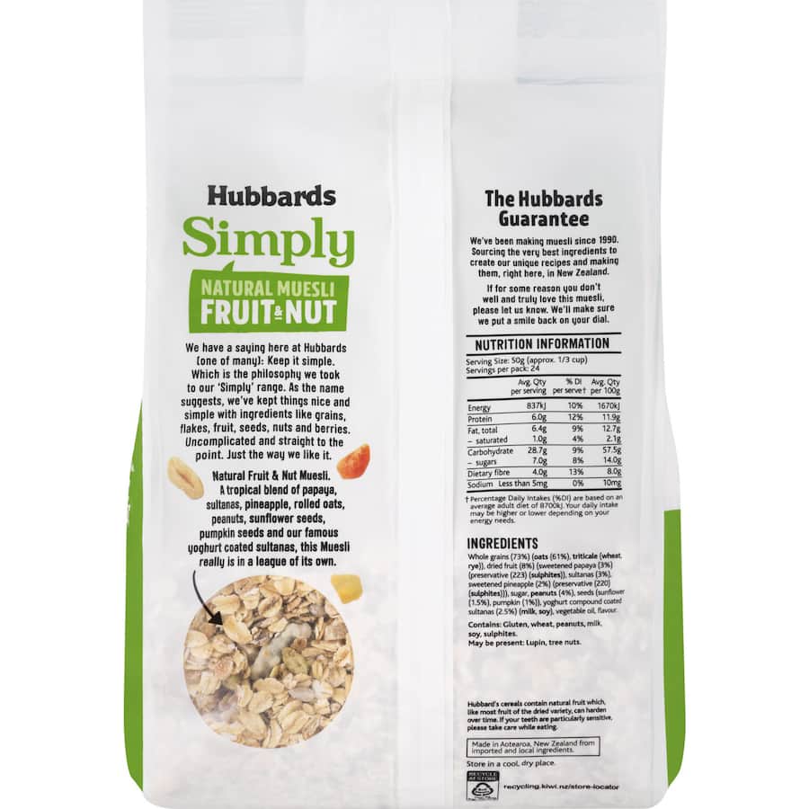 Hubbards Simply Mega Muesli With Fruit & Nuts 1.2kg