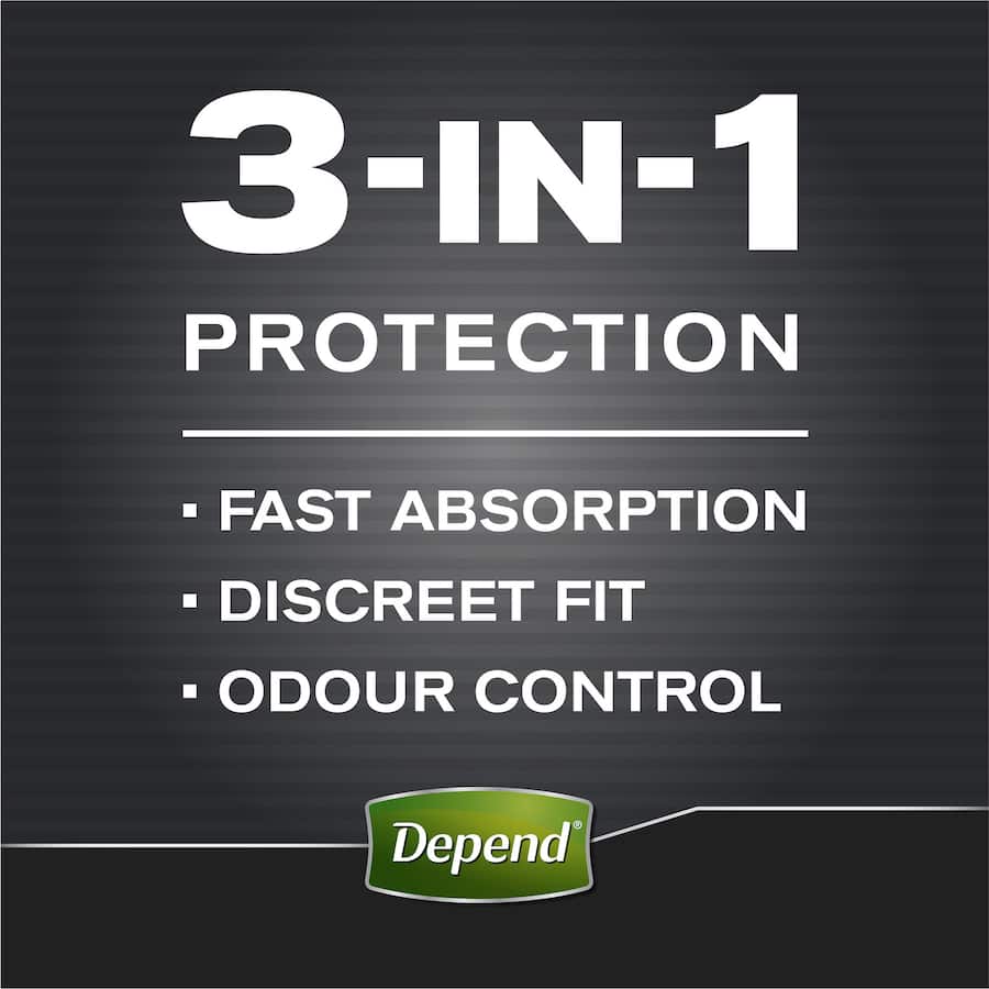 Depend Real Fit Underwear Mens Continence Pants Large 8pack
