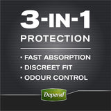 Depend Real Fit Underwear Mens Continence Pants Large 8pack