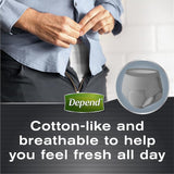 Depend Real Fit Underwear Mens Continence Pants Large 8pack