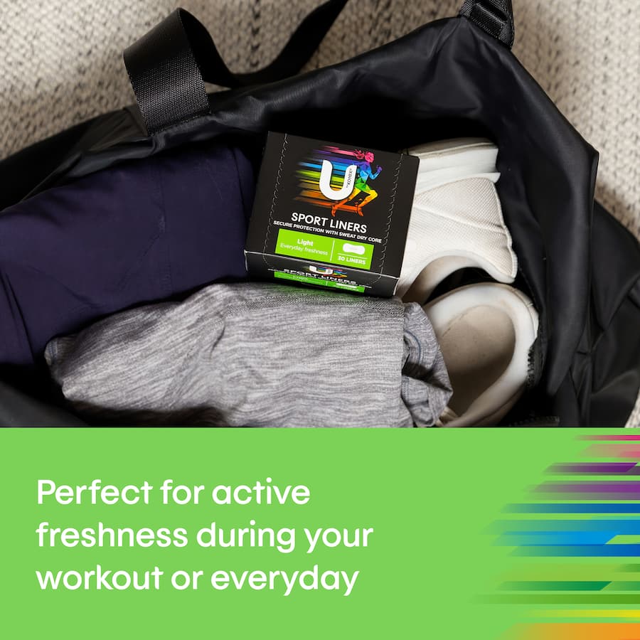 U By Kotex Sport Panty Liners White 30pack