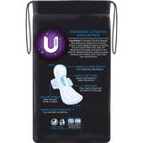 U By Kotex Ultra Thins Pads Overnight With Wings 10pack