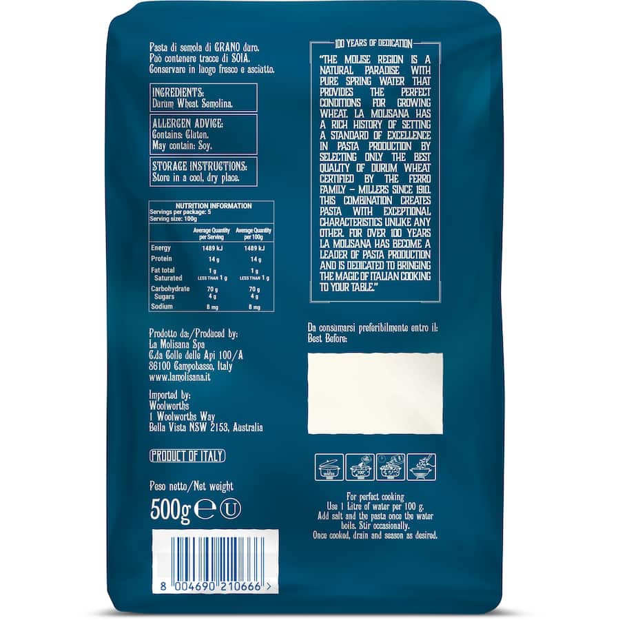 La Molisana Pasta Farfalle 500g