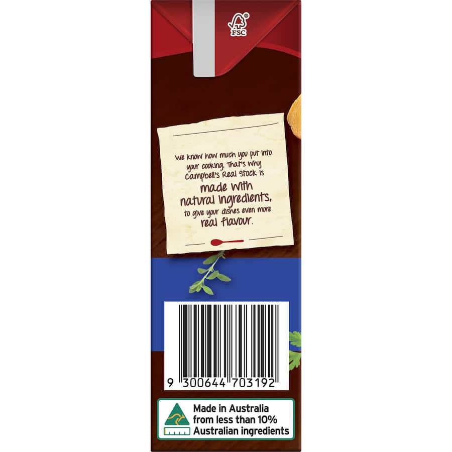Campbells Real Stock Fish Stock Liquid Carton 500mL