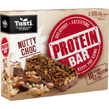 Tasti Protein Bar Muesli Bars Nutty Choc 5pk 200g