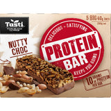 Tasti Protein Bar Muesli Bars Nutty Choc 5pk 200g