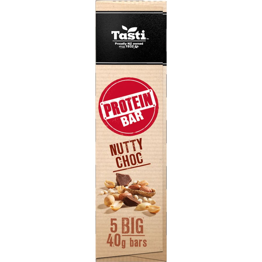 Tasti Protein Bar Muesli Bars Nutty Choc 5pk 200g