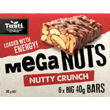 Tasti Mega Nuts Nut Bars Nutty Crunch 6pk 240g