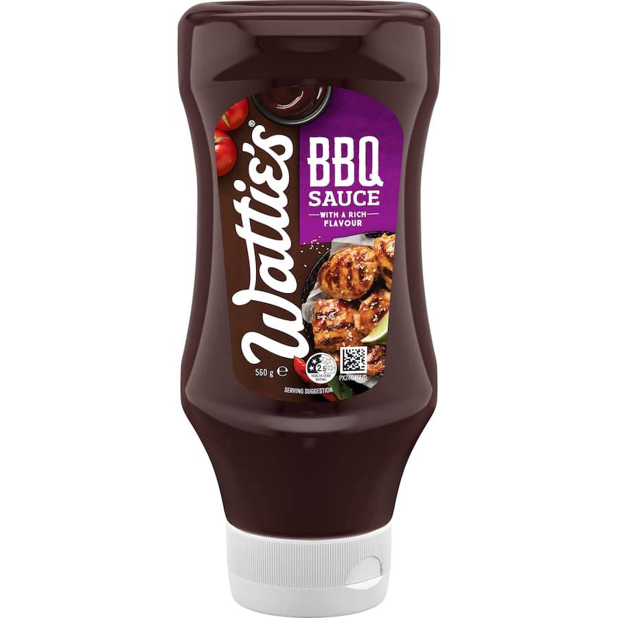 Watties Bbq Sauce  Squeeze bottle 560g