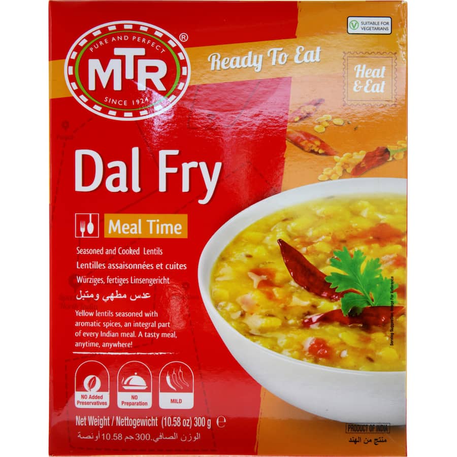 Mtr Ready Meal Dal Fry Mild Box 300g