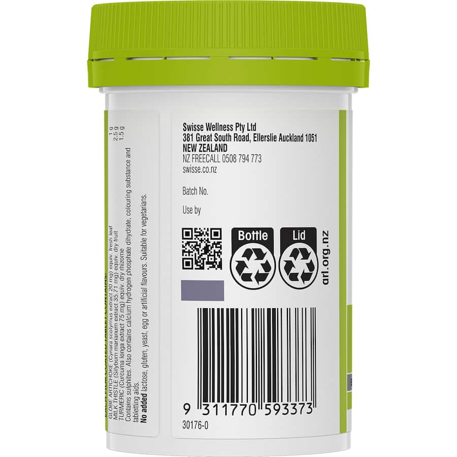 Swisse Ultiboost Liver Detox Digestion Tablets 60pack
