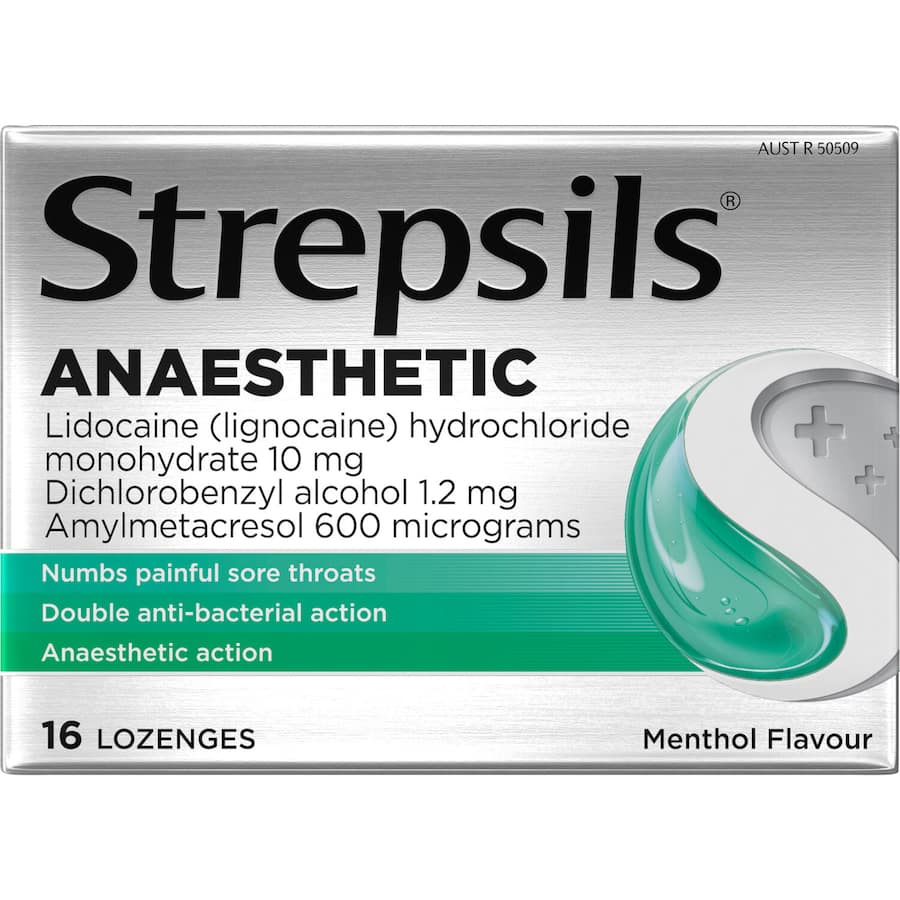 Strepsils Plus Lozenges Anaesthetic Sore Throat