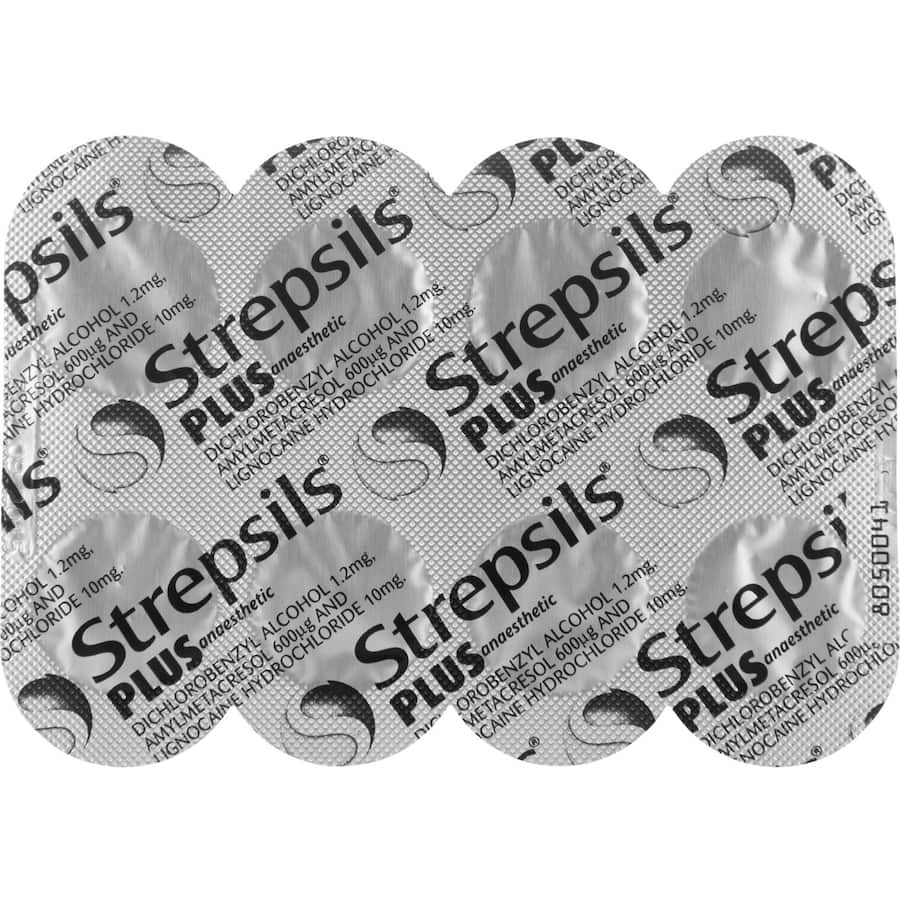 Strepsils Plus Lozenges Anaesthetic Sore Throat