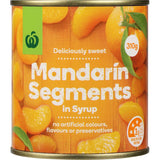 Woolworths Mandarins Segments In Syrup Can 310g