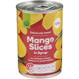 Woolworths Mango Slices In Syrup Can 425g