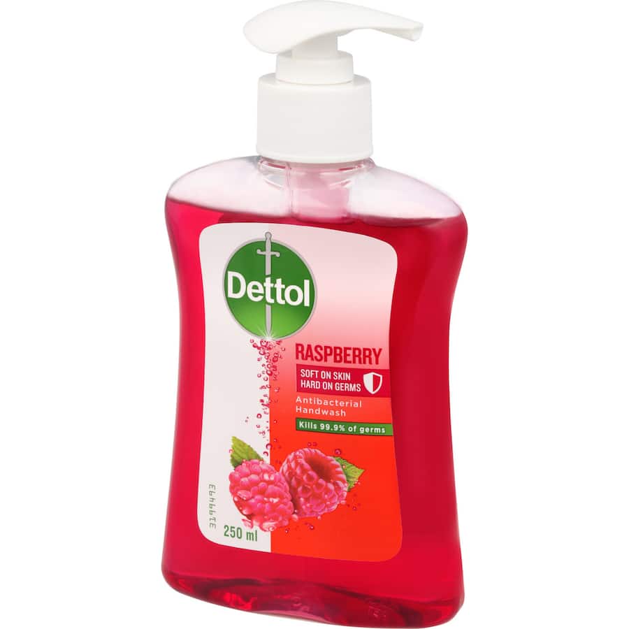 Dettol Liquid Hand Wash Raspberry Pump 250mL