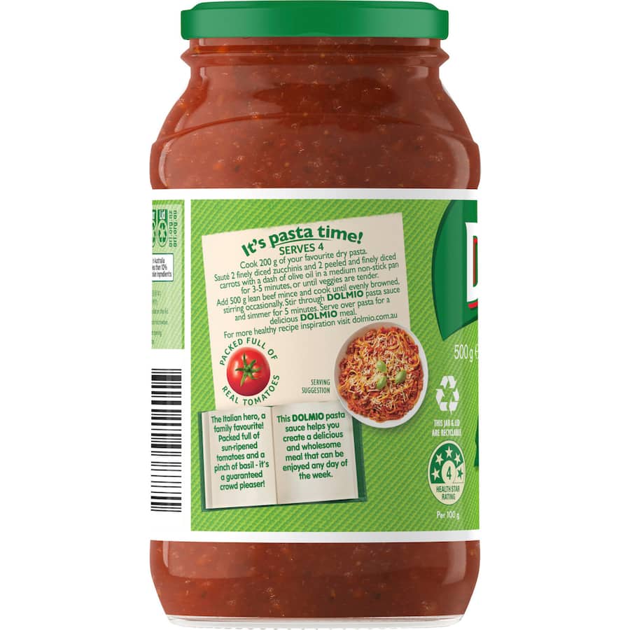 Dolmio Extra Pasta Sauce Bolognese 500g