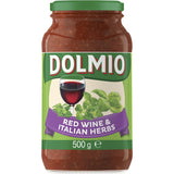 Dolmio Extra Pasta Sauce Red Wine & Italian Herb 500g