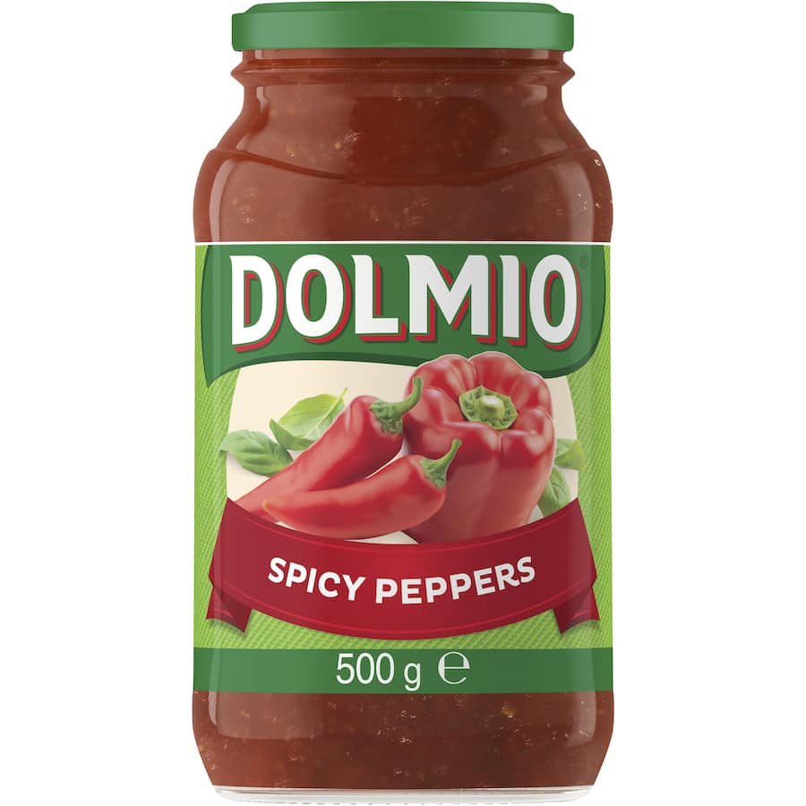 Dolmio Extra Pasta Sauce Spicy Peppers 500g