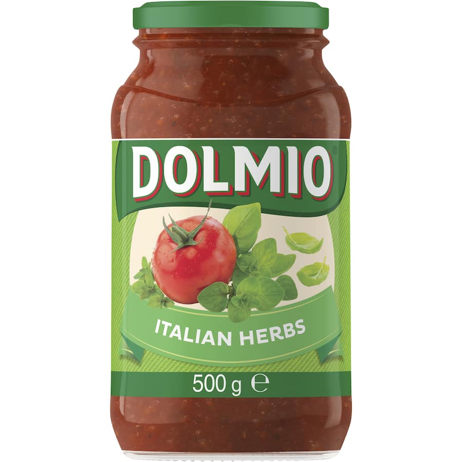 Dolmio Extra Pasta Sauce Italian Herbs 500g