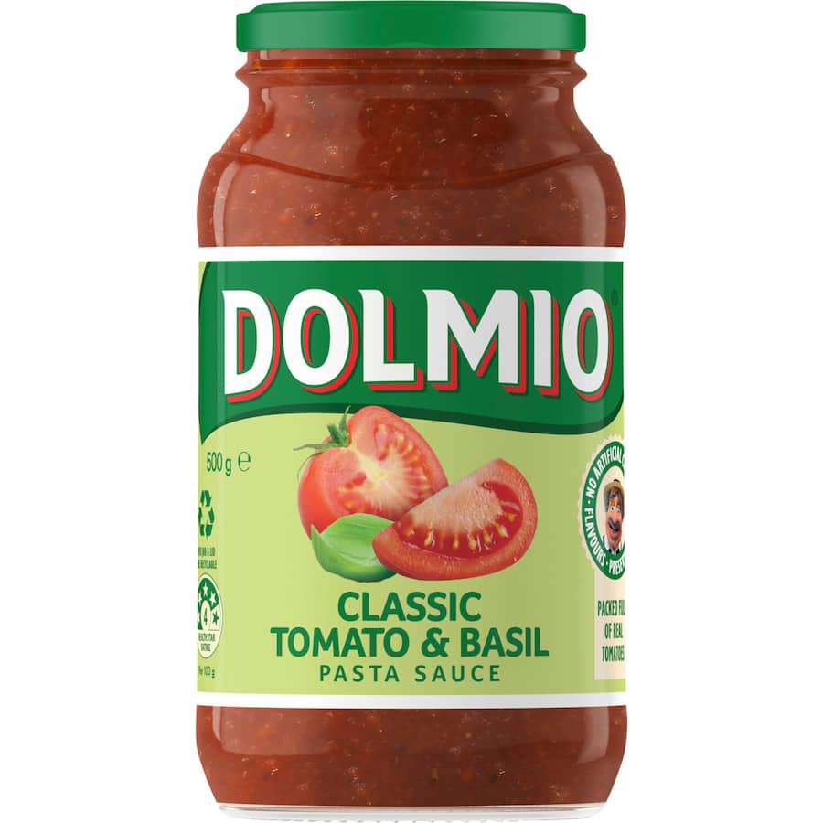 Dolmio Traditional Recipe Pasta Sauce Basil 500g