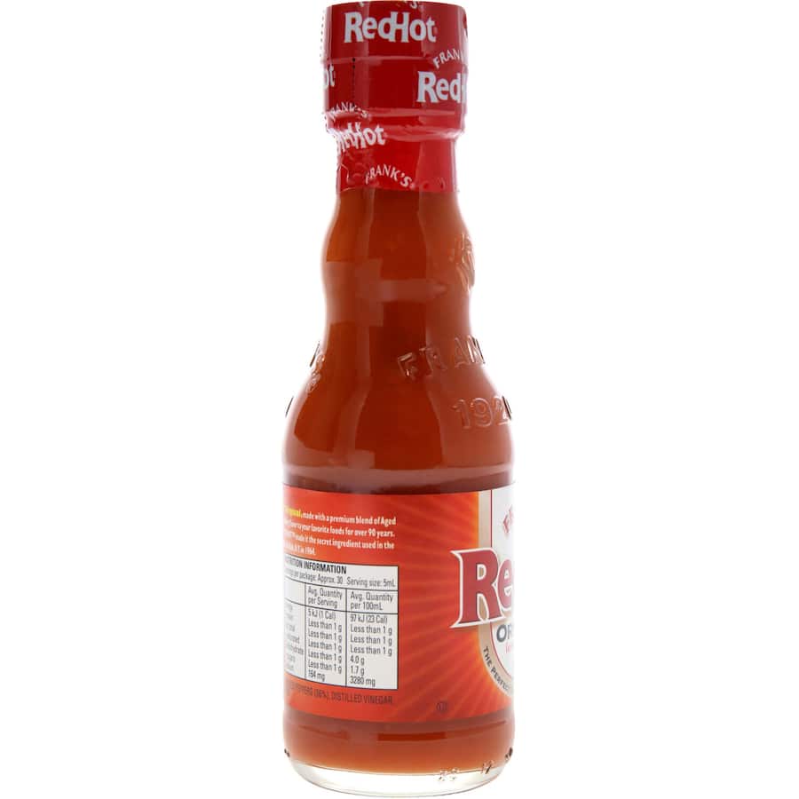 Franks Hot Sauce Original Red Bottle 148mL