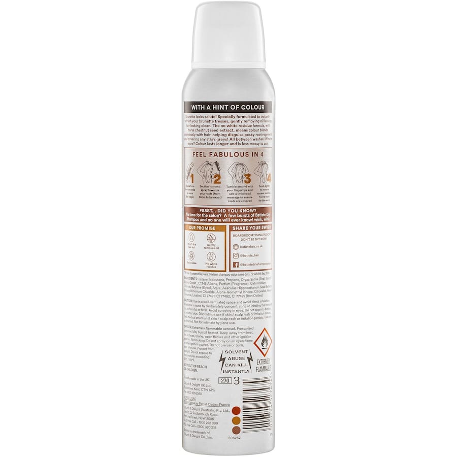 Batiste Dry Shampoo Medium 200mL