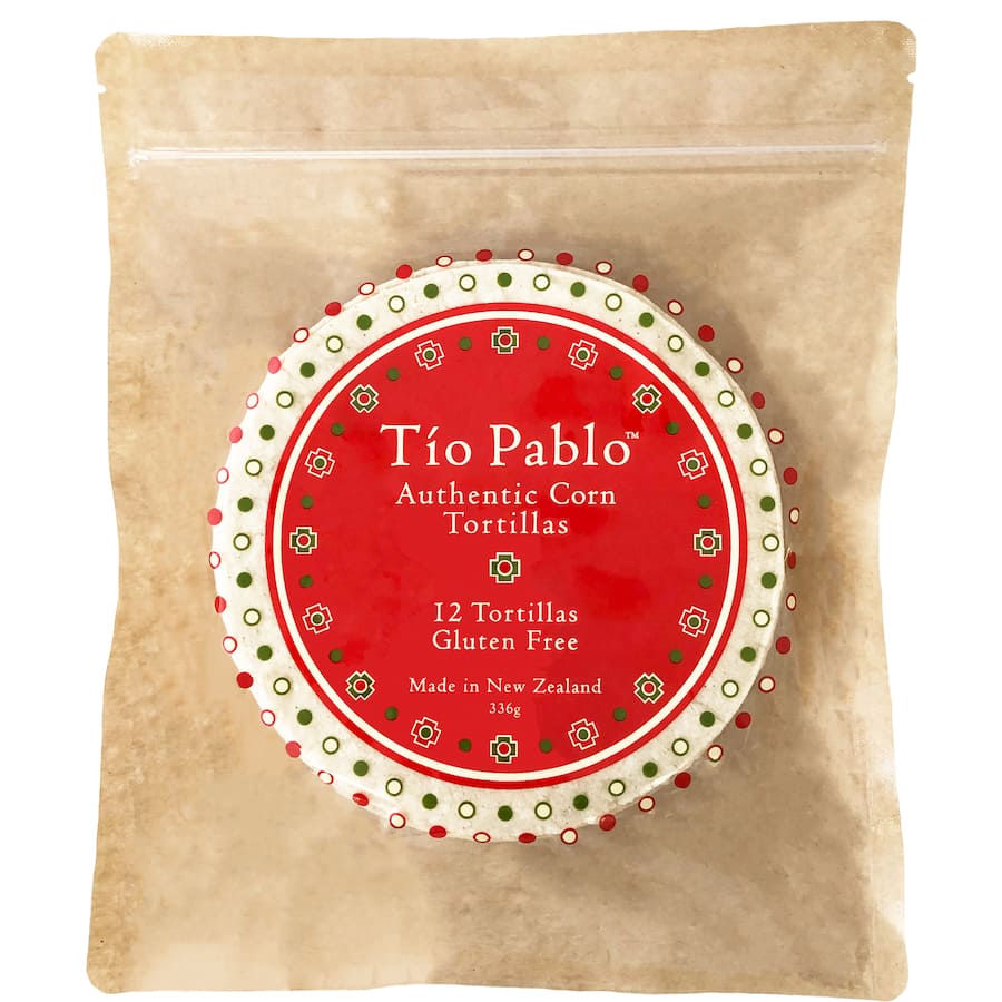Tio Pablo Corn Tortillas Gluten Free Resealable bag 12pack