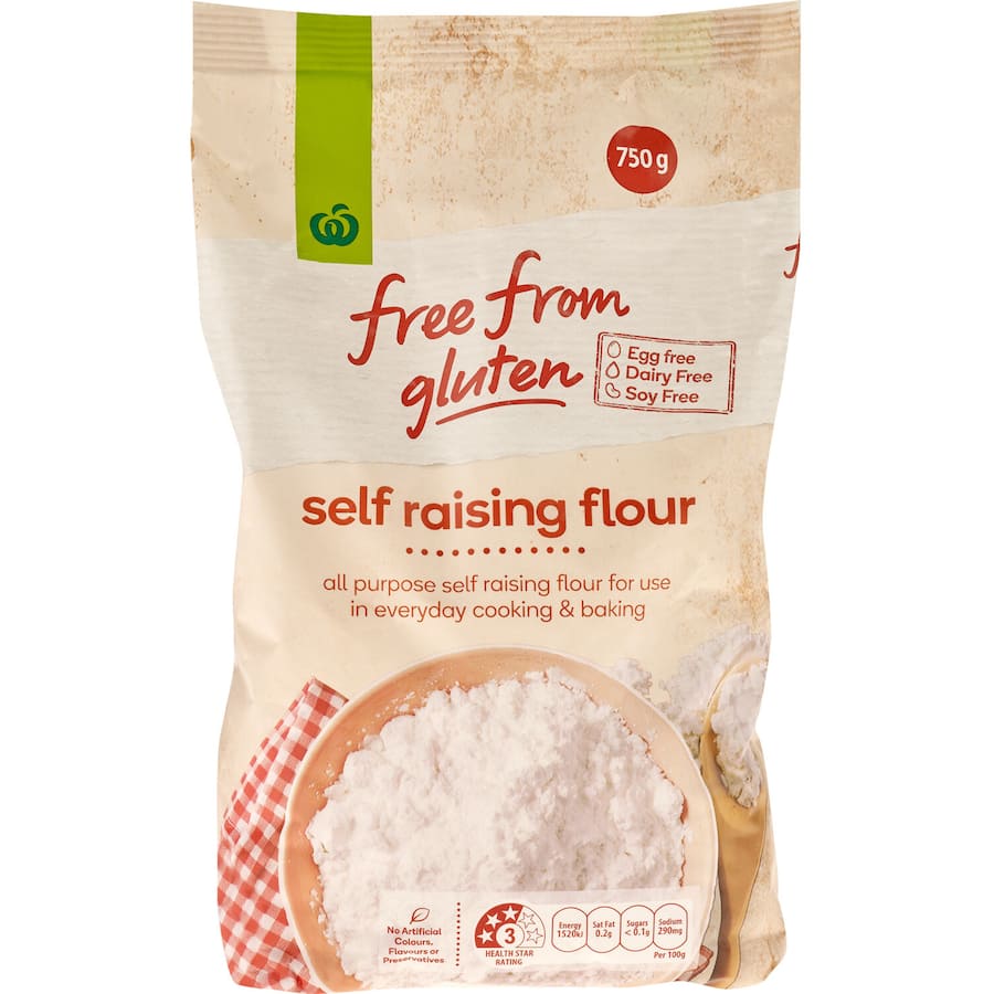 Woolworths Free From Gluten Self Raising Flour  750g