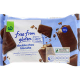 Woolworths Free From Gluten Biscuits Double Chocolate 160g