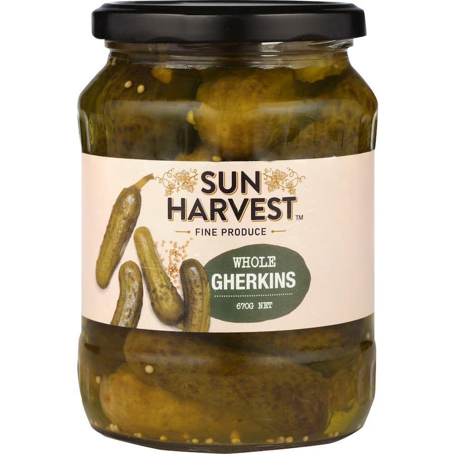 Sun Harvest Gherkins Whole 670g