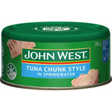 John West Tuna In Spring Water Tear tab can 185g