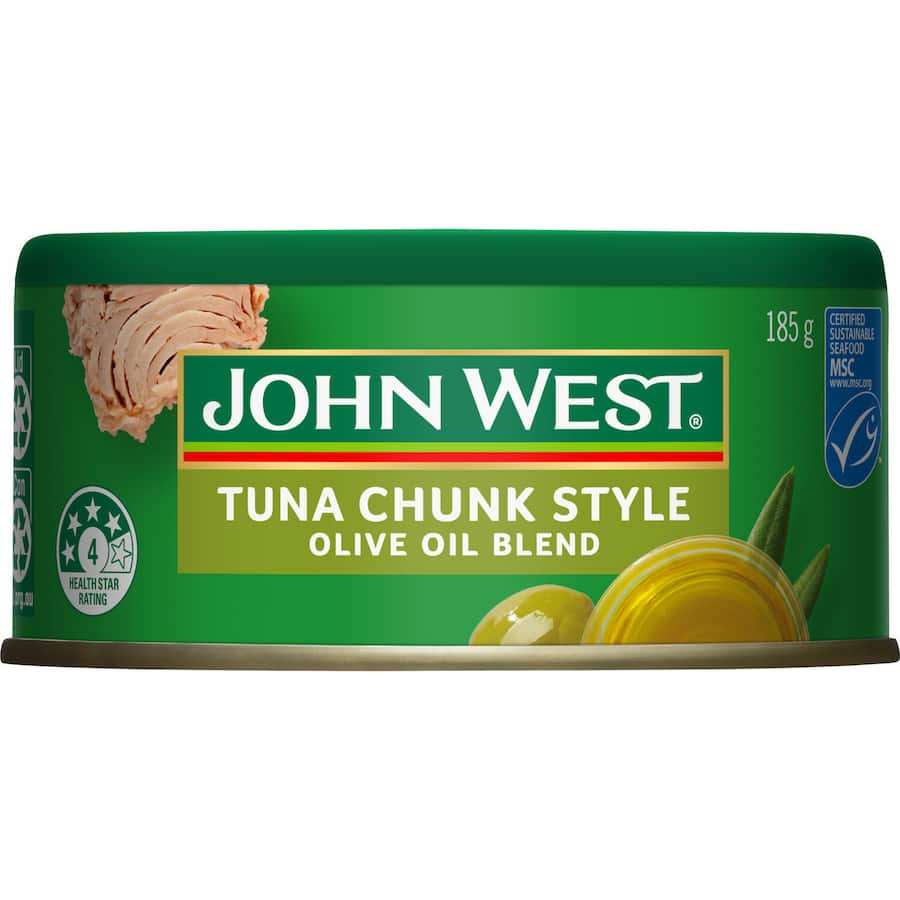 John West Tuna In Olive Oil Tear tab can 185g