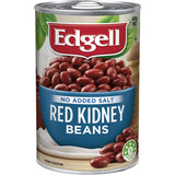 Edgell Beans Red Kidney No Added Salt Can 400g