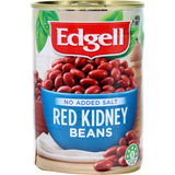 Edgell Beans Red Kidney No Added Salt Can 400g