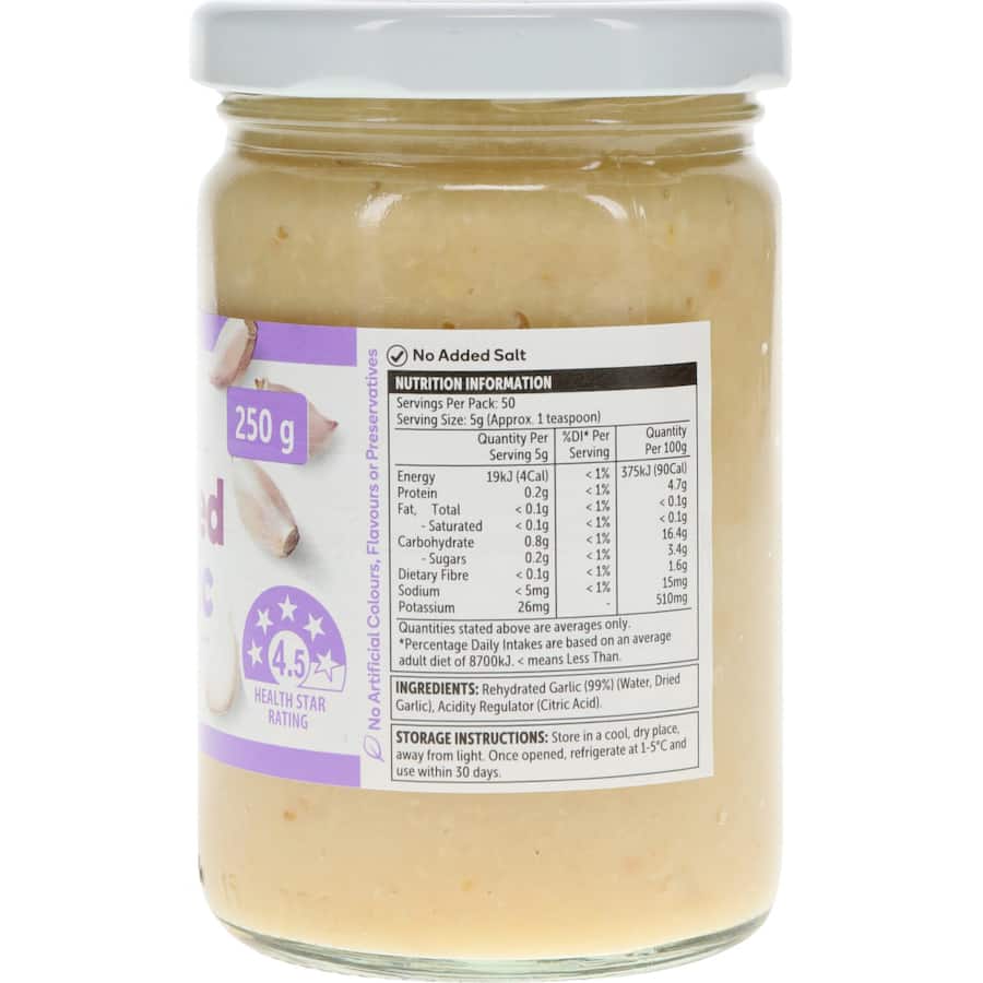 Woolworths Minced Garlic  Jar 250g