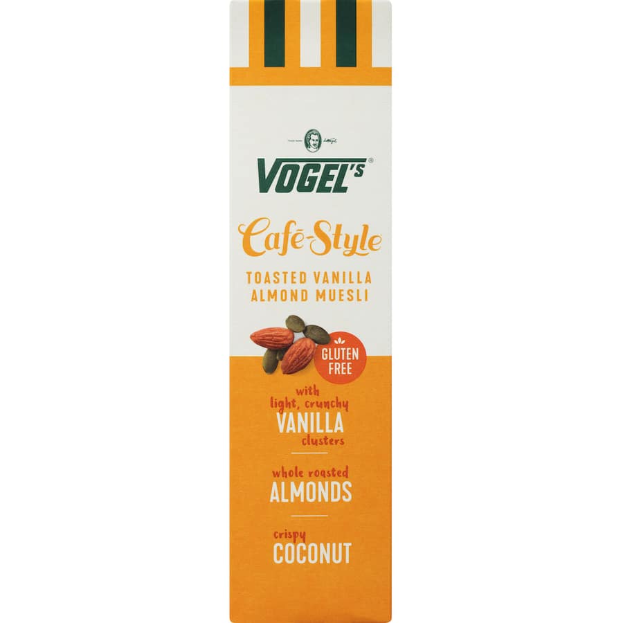 Vogels Cafe Style Muesli Vanilla & Almond 400g