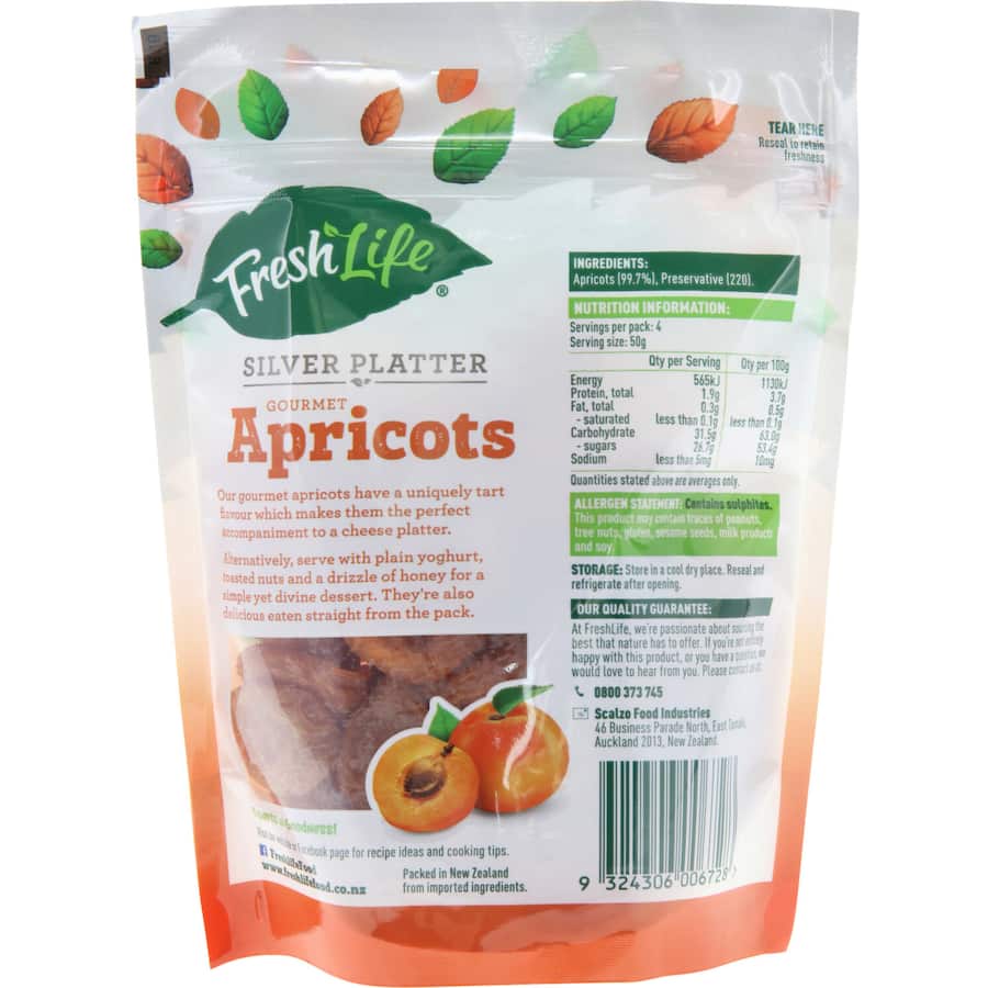 Freshlife Silver Platter Apricots Gourmet 200g