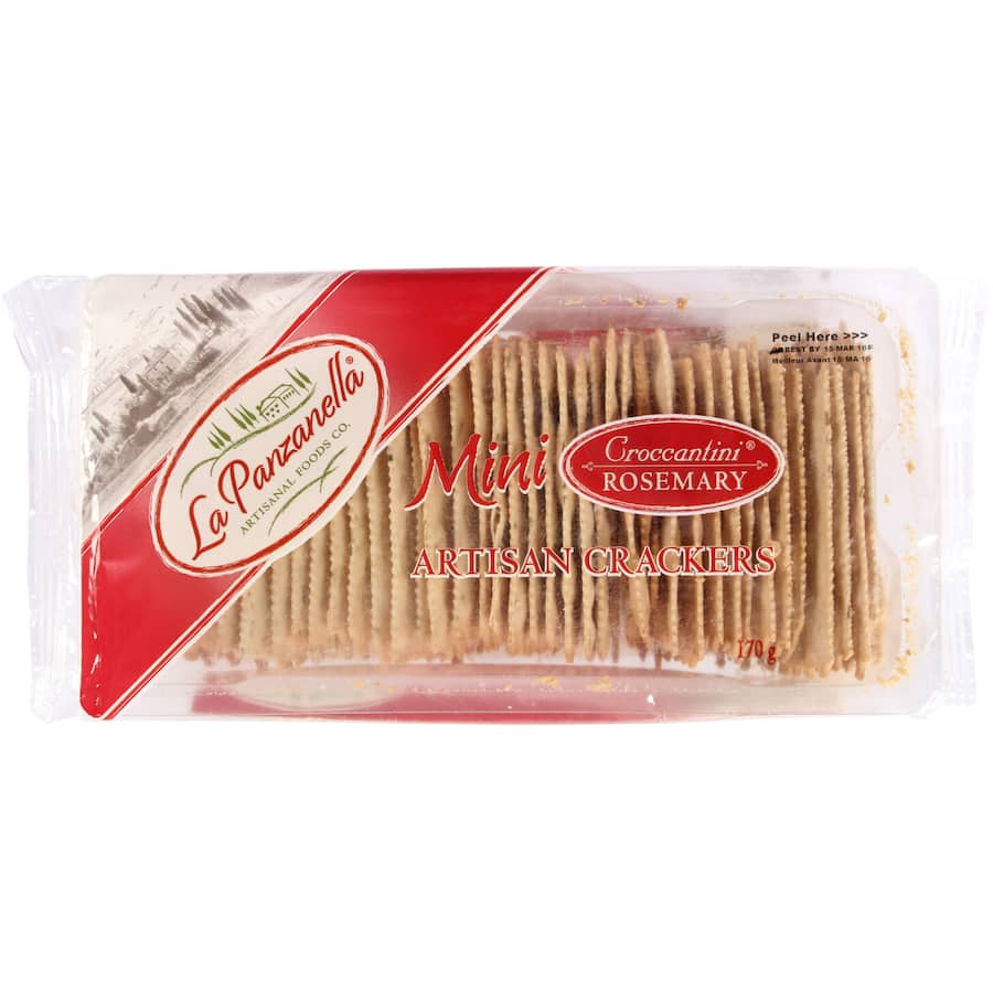 La Panzanella Crackers Mini Croccantini Rosemary 170g