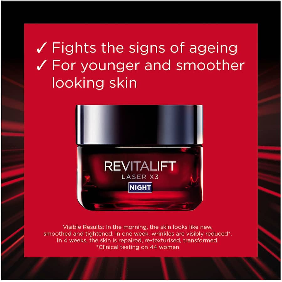 Loreal Revitalift Night Cream Laser X3 Pottle 50mL