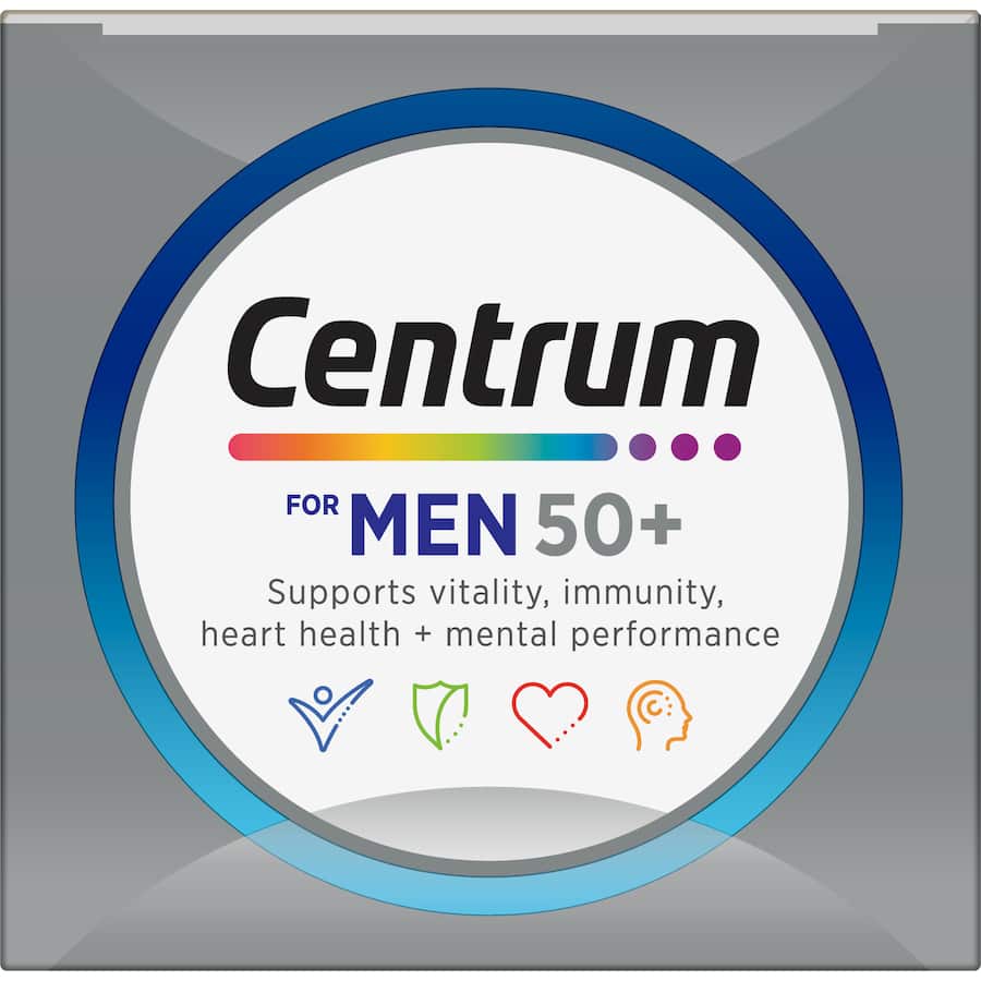 Centrum Men 50+ Daily Multivitamin Supplements Tablets 60pack