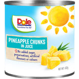 Dole Pineapple Chunks In Juice Can 432g