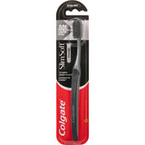 Colgate Slim Soft Toothbrush Charcoal Slim Tip Soft Bristle 1pack